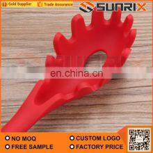 High Heat Resistant Spaghetti Strainer Silicone Pasta Fork Server Spoon thumbnail-3