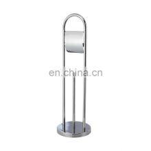 Stainless Steel Free Standing Toilet Paper Holder thumbnail-1
