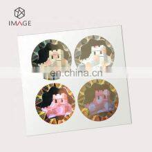 Small Size Custom Hologram Round Sticker, Dots Tamper Evident Hologram Sticker thumbnail-3