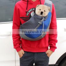 Breathable Pet Dog Carrier Outdoor Travel Pouch Mesh Oxford Single Shoulder Bag Sling Comfort Travel Tote Shoulder Bag