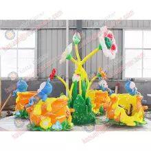 Guangdong Zhongshan Tai Le Play Children Indoor and Outdoor Small and Medium-sized Rotating Rotating Revolution Coffee Cup Whirling Honey Pot Small Bee Classic Amusement Equipment thumbnail-5