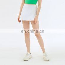 Blank Custom Logo With Shorts Two-in-one Mini Pleated Tennis Skirt Sexy Women Golf Baseball Wear Gym Skirt thumbnail-4