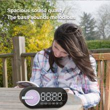 Most Selling Product In Cheapest Bass Digital Display Drawing Stereo Portable Wireless Mini Bluetooth With Alarm Clock thumbnail-5