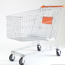 Factory Manufacturer Customized Hand Shopping Cart Metal Supermarket Trolley Cart thumbnail-4