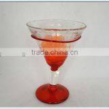 Hand Made Glass Oil Lamp,blown Glass Heart Christmas Ornament,candle Holder Electric