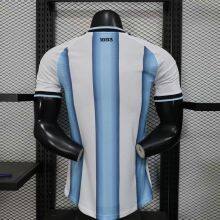 2627 Argentina Jersey No. 10 Messi Football Jersey Short Sleeve Player Version Jersey for USA, Canada, Mexico World Cup thumbnail-2