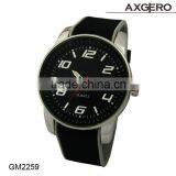2014 New Alloy Watches With Alloy Case Leather Strap, Cool Man Watch