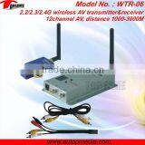 TOPFAME WTR-06 2.4Ghz AUDIO&VIDEO Wireless av Transmitter Receiver, 1000mW thumbnail-1