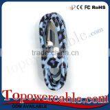 Fashonable Leopard Pattern Micro Usb Charging Data Cable For Mobile Phone thumbnail-3
