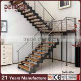 High Quality u Staircase Customized Interior Metal Staircase