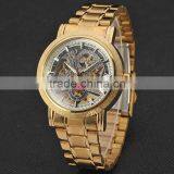 New Silver Watches Luury Brand Men's Fashion Automatic Embossed Skeleton Man Mechanical Watches Relogio Masculino Relojes thumbnail-3