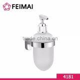 Bathroom Design Glass Soap Foam Shampoo Dispenser With Plastic Pump