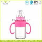 120ml Wide Aperture Food Grade Drop Resistance Soft Silicone Baby Bottle Bpa Free thumbnail-1