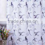 Solid Color With Reinforce Eyelets Fabric Shower Curtain thumbnail-1