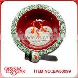 Christmas Cake Plate