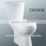 High Quality DZO038 Two Piece Western Toilet