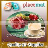 2013 Hot Lenticular 3D Place Mats of Classical Flower thumbnail-1