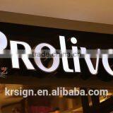 Grade Stainless Steel Luminous Characters / Luxury Brand Shop Door Head / Custom High Brightness Signs thumbnail-5