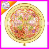 2013 new design hot sell animal gold metal cosmetic mirror factory sell