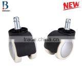 2016 BL Promotional 2" White Painted Double Swivel Plastic PU Office Chair Caster Wheels thumbnail-2