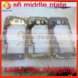 silver gold diamond middle frame for samsung galaxy s6 middle bezel middle board panel rose gold plated