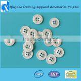 White 4 Holes Sew Button for Shirt