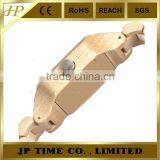 Four Colors Quartz Indonesia Wooden Watch Wooden Back Case Japan Quartz Movement thumbnail-4