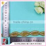 HC-5262-1 Hechun Wedding Dress 8 Shape Fashion White Beaded Trim thumbnail-4