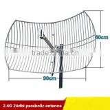 High quality Outdoor Directional 2.4G Wireless antenna parabolic Grid 23dbi gain