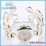 2014 fashion new design silver ladies bangle watch wrist alloy watch