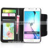 2 in 1 Detachable Design Stand Leather Flip Cover for Samsung s6 thumbnail-5