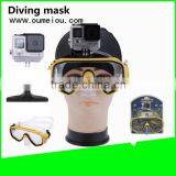 best selling Adult diving mask and snorkel camera set, spearfishing dive mask set