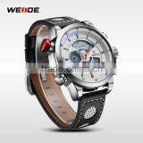 2016 Best Selling Products Weide WH3401 Quartz Analog Digital Watches With Genuine Leather Watches Men thumbnail-3