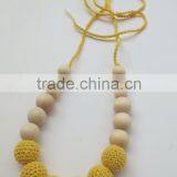 Teething Necklace, Beaded and Knotted Toy,Chomping Necklace thumbnail-2