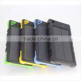 8000mAh Solar Charger External Backup Power Pack Waterproof Dustproof Solar Power Bank for Smartphones Ipad Tablet Pc thumbnail-4