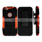 colorful and fashion armor case for iphone 6 4.7 with all around sourded and kickstand