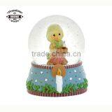 Girl With Chamberstick 100mm Musical Waterball thumbnail-1