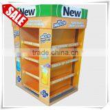 Floor Charming Supermarket Cardboard Display Stand