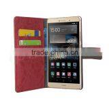 Brown Leather Wallet Case for Blackberry Leap Case thumbnail-3