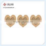 Handmade Wooden Heart-shaped photo frame