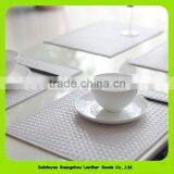 Eco-friendly Set of 4pcs PU Leather Green Drink Tea Coaster 16017 thumbnail-5