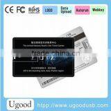 USB 2.0 Interface Type USB Stick,No Encryption Business card USB memory, Premium Gift slim credit 2.0 USB