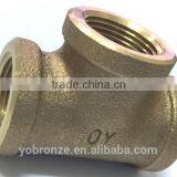 100% Leakage Testing From Taiwan Bronze and Brass Tee Fittings thumbnail-1