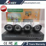 ONVIF 1.3MP CCTV Camera System 4ch POE ip Camera POE NVR Kit