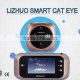 new design in USA Europe cat eye color lcd clear door peephole viewer