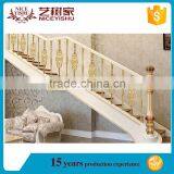 Luxury Wrought Iron Stair Railing / Decorative House Iron Stair Railing Design thumbnail-2
