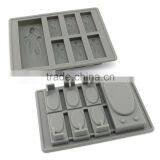 FDA Food Grade Non Stick Bpa Free Wars Lego Star Silicone Chocolate Molds Cartoon Wholesale thumbnail-4
