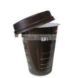 Disposable customied 15oz high quality paper coffee cup flexo/ offset printed