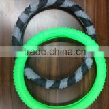 high quality lica gel Car steering wheel cover used auto parts singapore