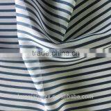 Black White Stripe Print Chiffon Fabric for Women Blouse Sandal Scarf thumbnail-2